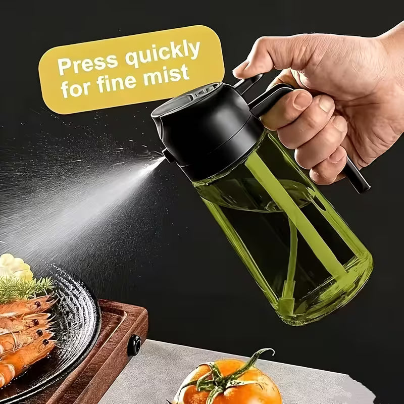 Oil Container and Cooking Sprayer