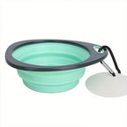 Foldable Pet Food and Water Bowl