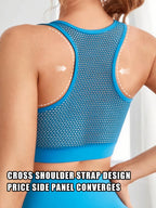 Seamless Front Zip Sports Bra