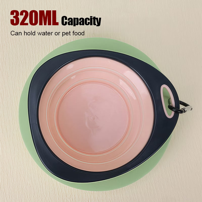 Foldable Pet Food and Water Bowl