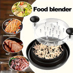 Chicken Shredder Pro Black with Clear Lid