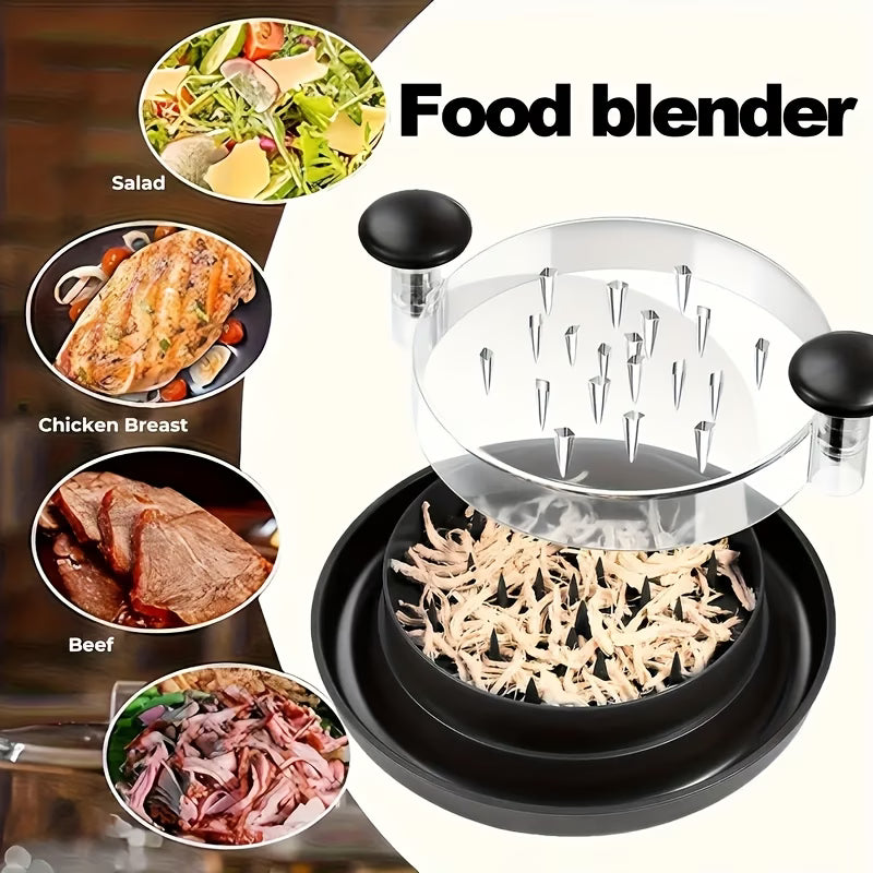 Chicken Shredder Pro Black with Clear Lid