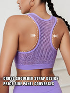 Seamless Front Zip Sports Bra