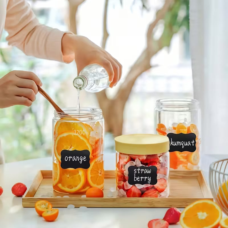 120pcs of Washable Labels Jars And Bottles