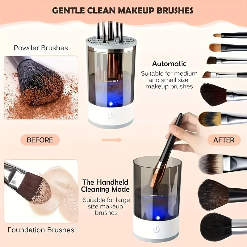 USB Makeup Brush Cleaner Portable