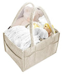 Partitioned Felt Storage and Diaper Bag