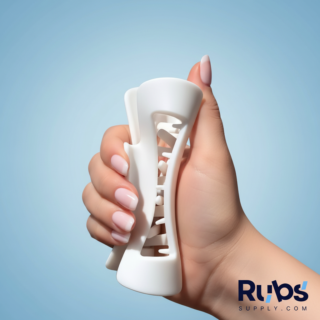 4Pack Flexible Hair Claw Clips