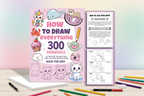 300 Cute Step by Step Drawings