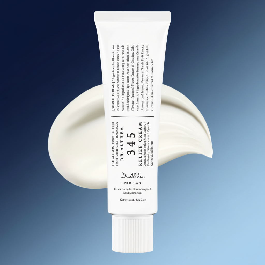 Dr345 Korean Face Cream for All Skin Types with Niacinamide and Panthenol