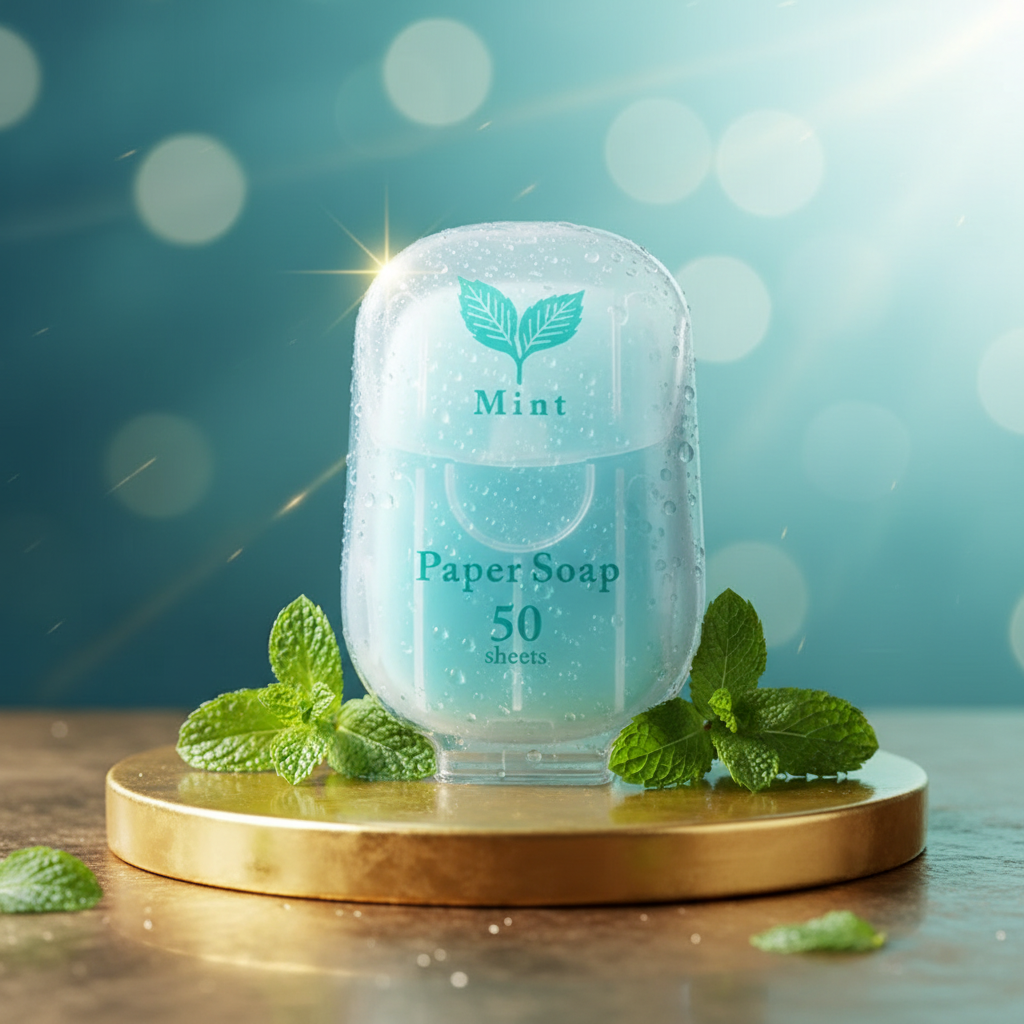 50pcs Travel Paper Soap Sheets