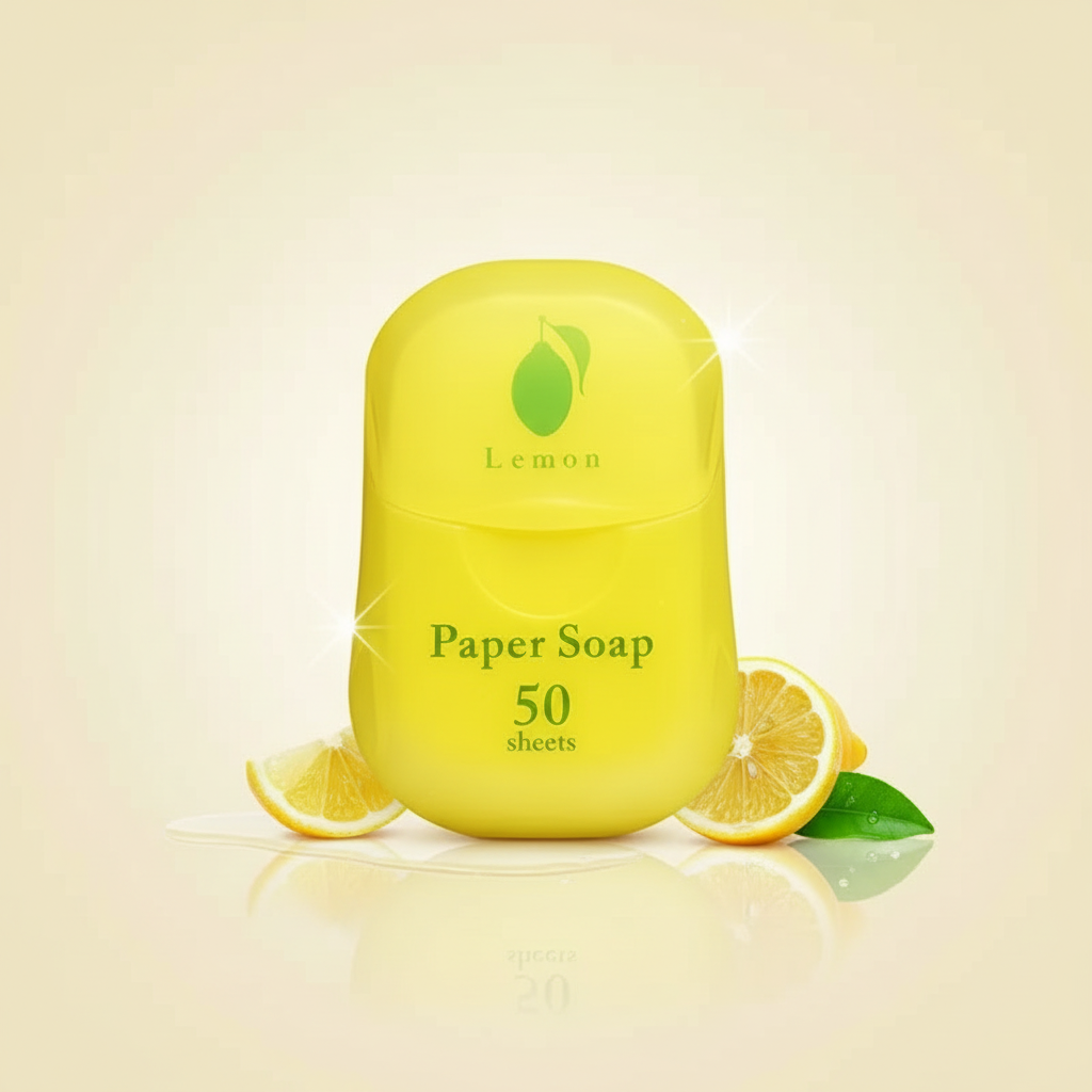 50pcs Travel Paper Soap Sheets