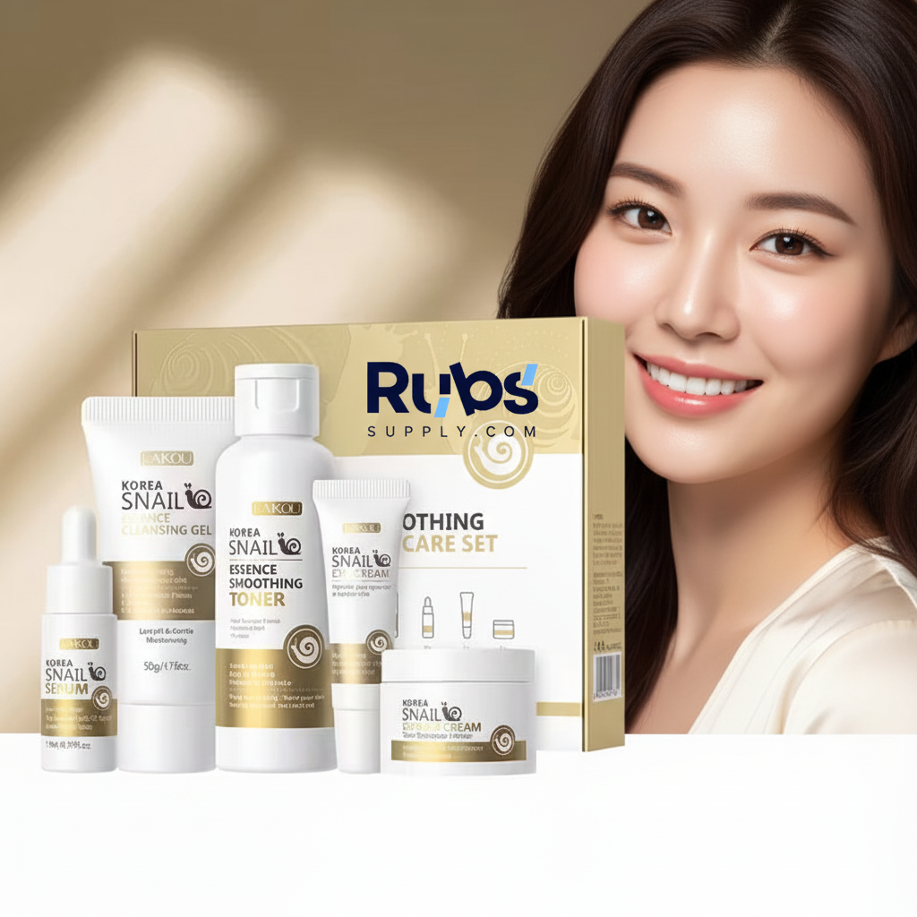 Korean Snail Skincare Set – Toner, Serum, Eye Cream and Moisturizer