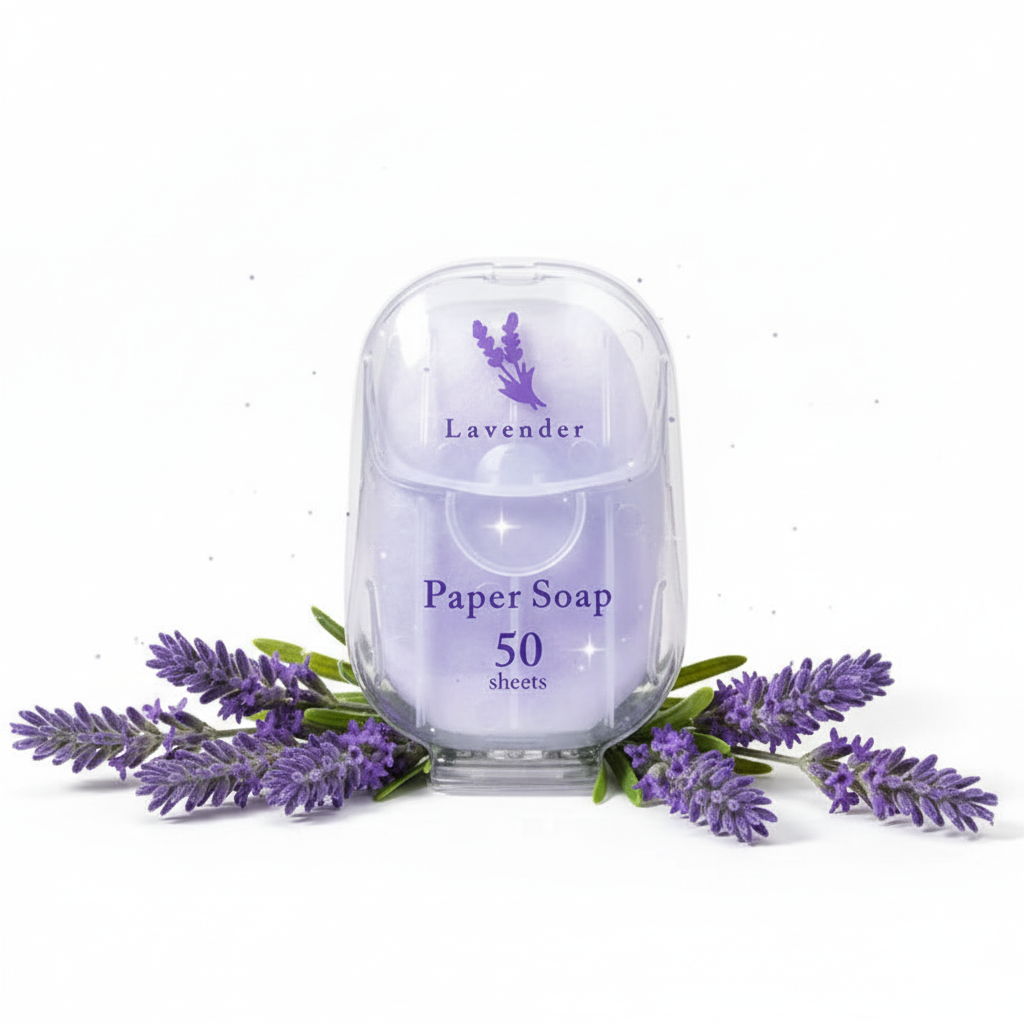 50pcs Travel Paper Soap Sheets