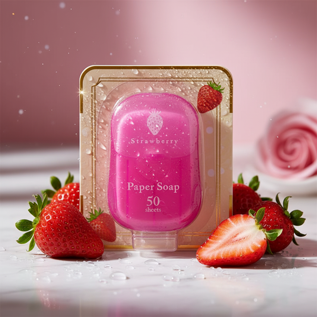 50pcs Travel Paper Soap Sheets