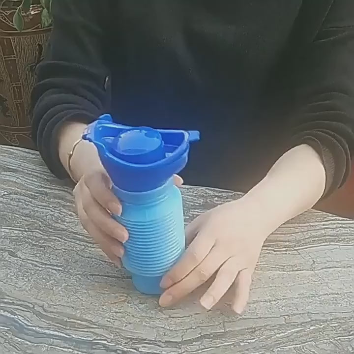 Leakproof Foldable Travel Urinal with Carry Bag