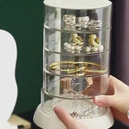 Rotating Jewelry and Cosmetics Storage Box